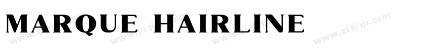 marque hairline字体转换
